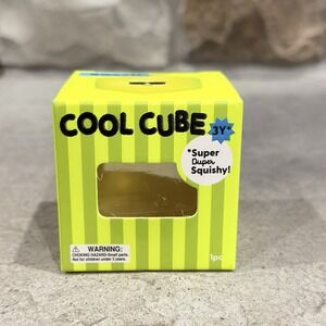 *NEW* Target NeeDoh-Style J'Adore Squishy cube Super Duper Squishy Toy Yellow!